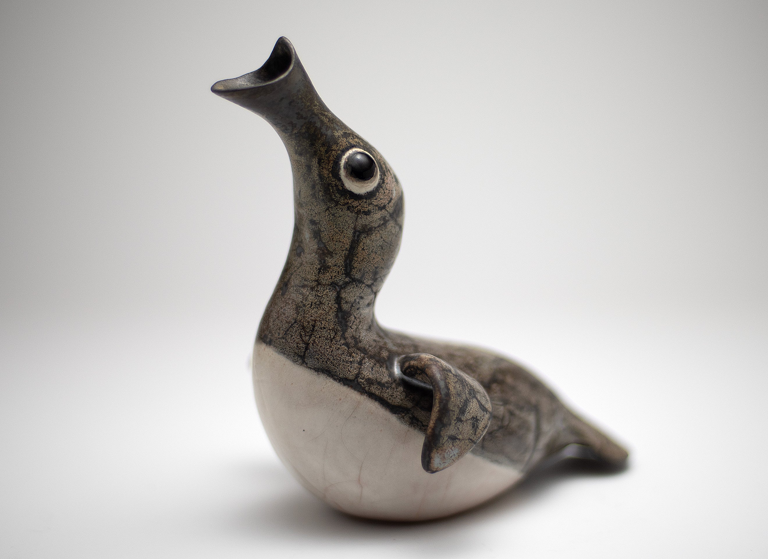 Récipient à saké en forme d’oiseau_B