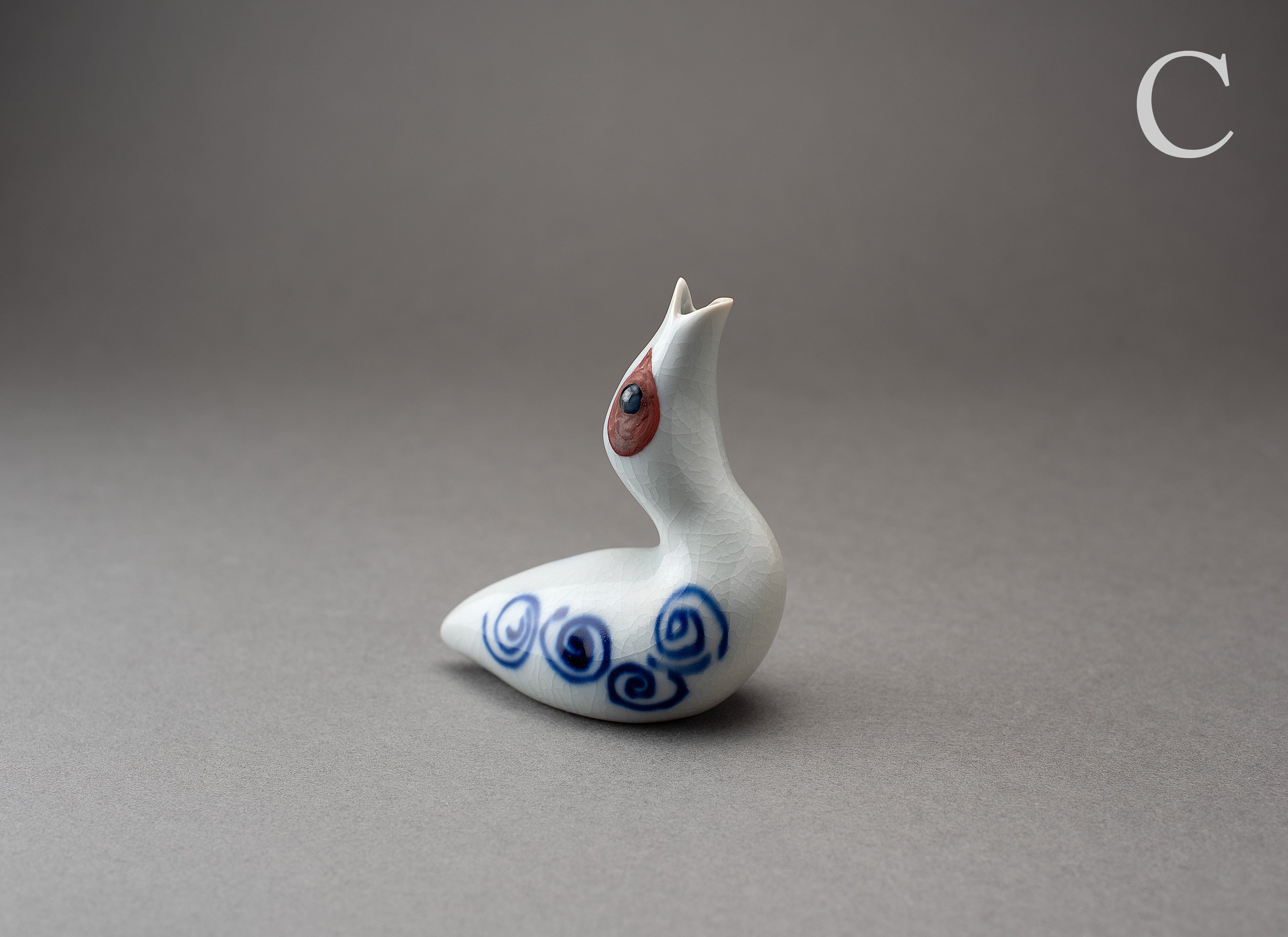 Petit récipient à saké en forme d’oiseau