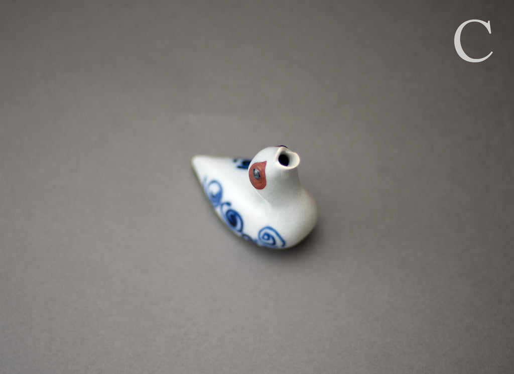 Petit récipient à saké en forme d’oiseau