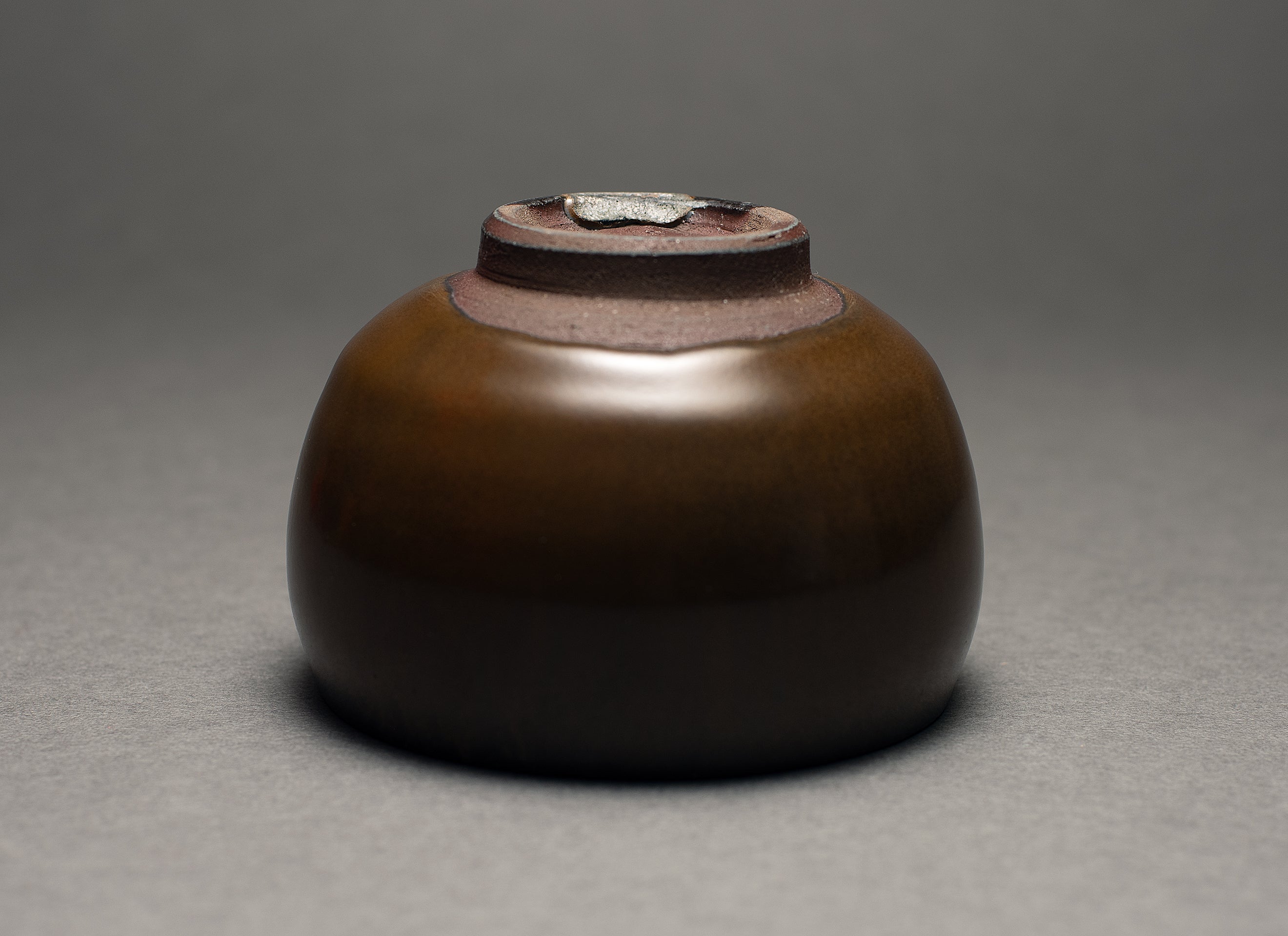 Tadanoumi Yu Iron glaze all-purpose coupe