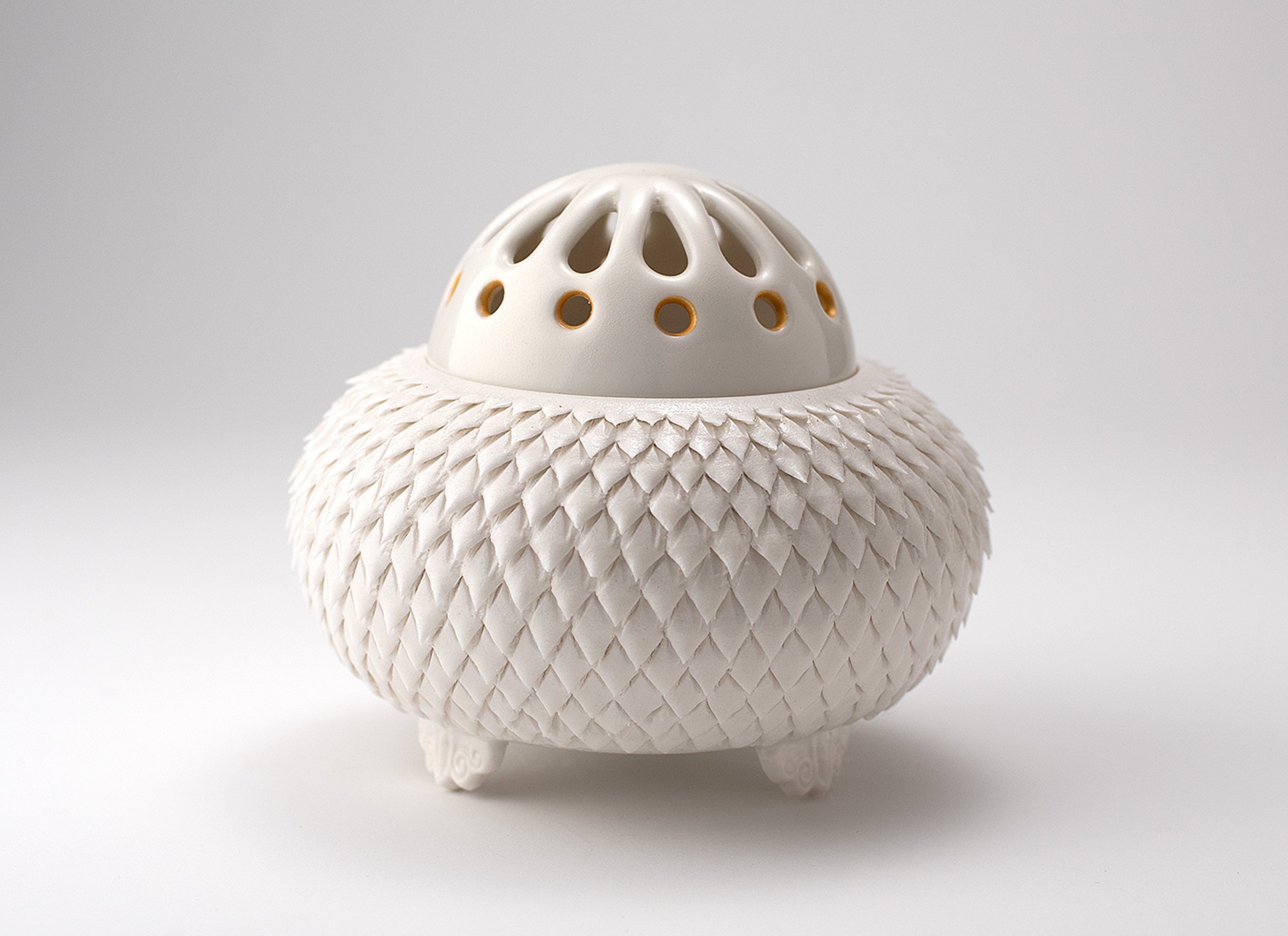 «Coupure d'argile», brûleur d'encens