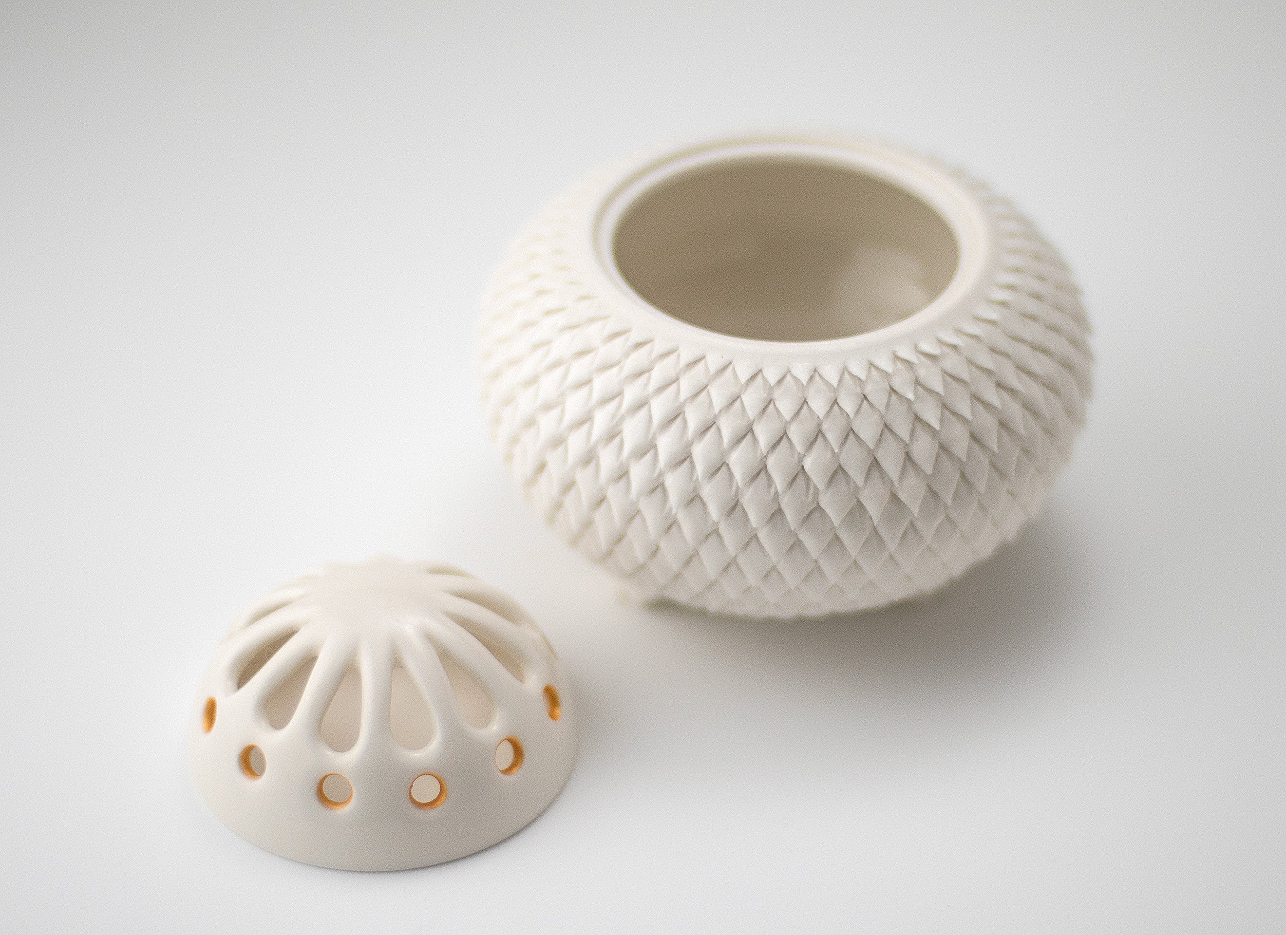 «Coupure d'argile», brûleur d'encens